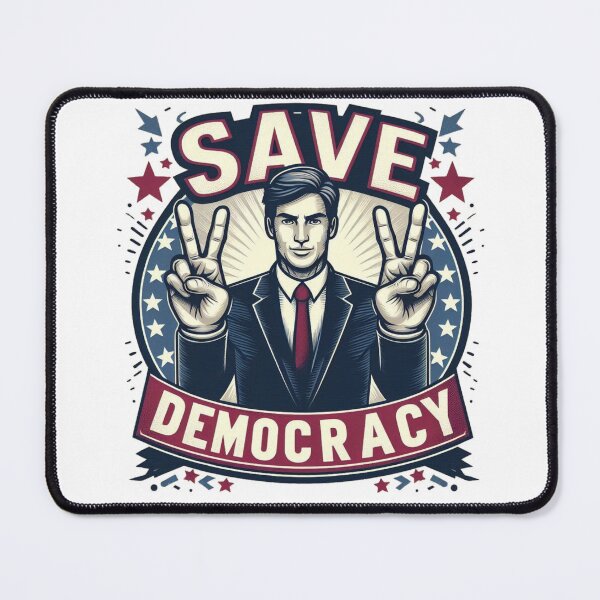 Item preview, Save Democracy Peace designed and sold by PaulHawkDesigne.