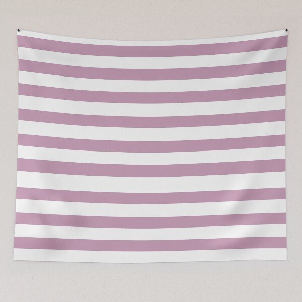 Item preview, Horizontal wide and thick stripe fashion pink and white colors designed and sold by Carlos Gudino.