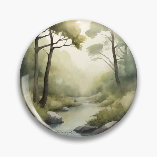 Item preview, Forest,original artwork, watercolor designed and sold by TrendyGenZArt.