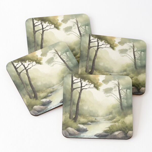 Item preview, Forest,original artwork, watercolor designed and sold by TrendyGenZArt.