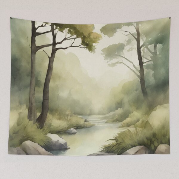 Item preview, Forest,original artwork, watercolor designed and sold by TrendyGenZArt.
