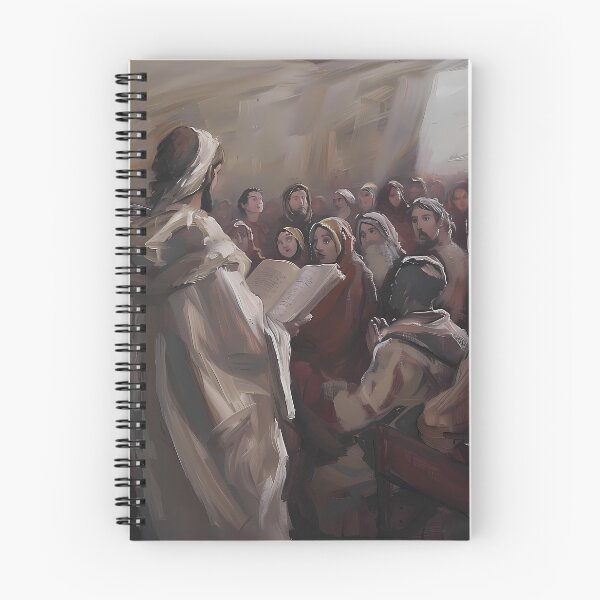 Item preview, Jesus Reading from the Scroll designed and sold by LivingArtClips.