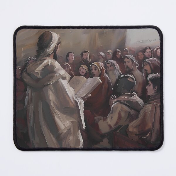 Item preview, Jesus Reading from the Scroll designed and sold by LivingArtClips.