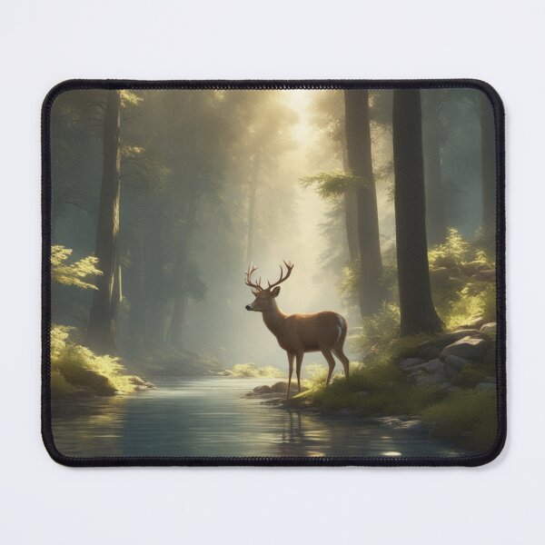Item preview, Deer by the lake designed and sold by The Print Collective.