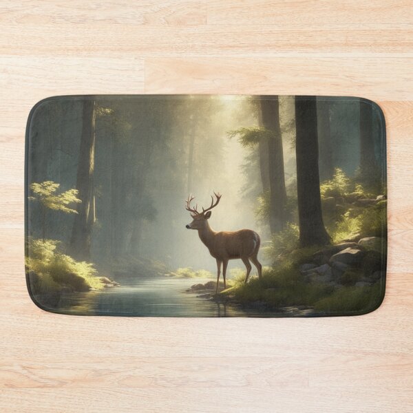 Item preview, Deer by the lake designed and sold by The Print Collective.