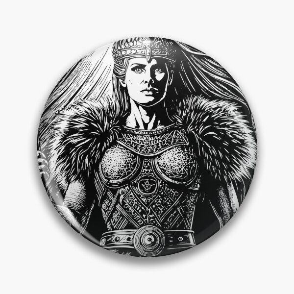 Item preview, Shield Maiden: The Fierce Protector designed and sold by AgarutanPrint.