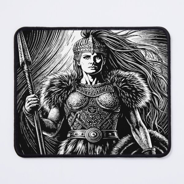 Item preview, Shield Maiden: The Fierce Protector designed and sold by AgarutanPrint.