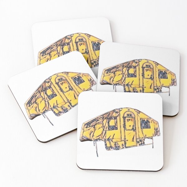 Item preview, Yellow and Blue Folding Camper designed and sold by BeccaAelishe.