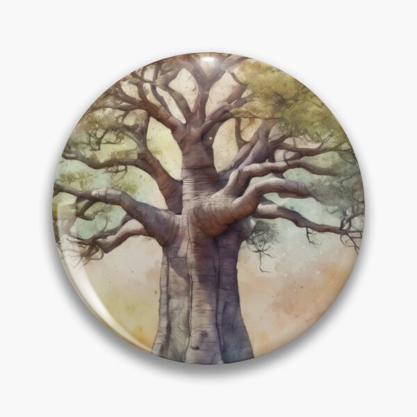 Item preview, Baobab 3 ,original art, watercolor designed and sold by TrendyGenZArt.