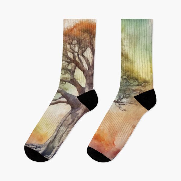 Item preview, Baobab 3 ,original art, watercolor designed and sold by TrendyGenZArt.