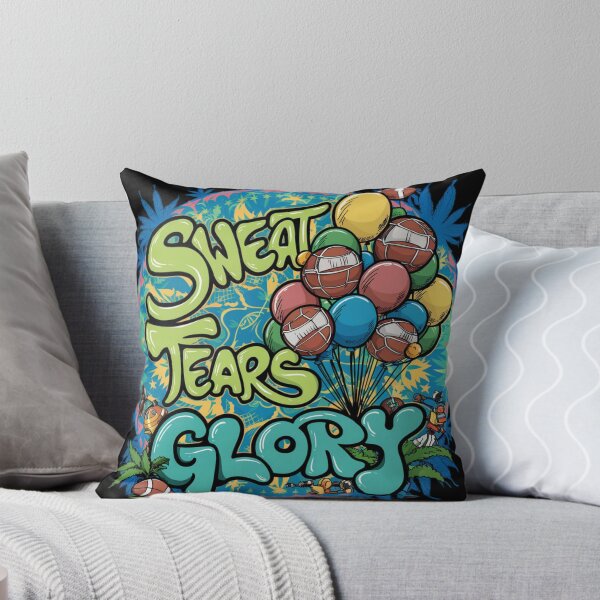Item preview, Olympic Sweat Tears Glory Graffiti T-shirt | Urban Typography Tee designed and sold by Dirty-Designs.
