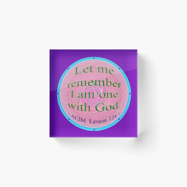 Item preview, Lesson 124 designed and sold by ACIM-LOVE.
