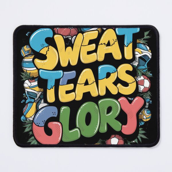 Item preview, Olympic Sweat Tears Glory Graffiti T-shirt | Urban Typography Tee designed and sold by Dirty-Designs.