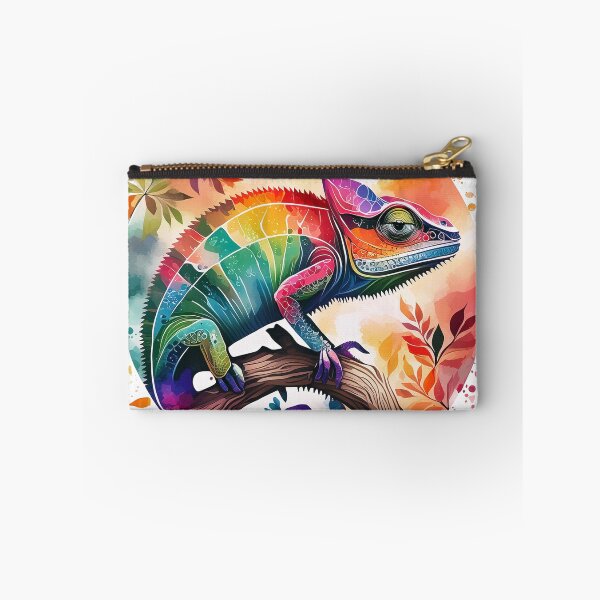 Item preview, Multicolored chameleon on its branch designed and sold by Shop-Oceania.