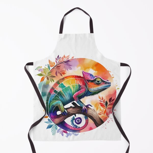 Item preview, Multicolored chameleon on its branch designed and sold by Shop-Oceania.