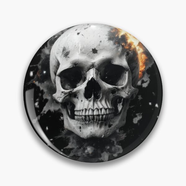 Item preview, Smoke and Fire Skull designed and sold by CosmixT.