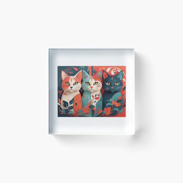 Item preview, Feline Brush Strokes designed and sold by Designial.