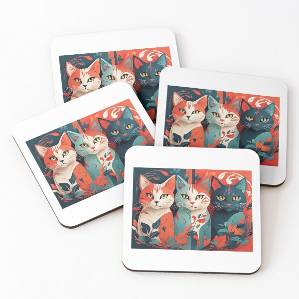 Item preview, Feline Brush Strokes designed and sold by Designial.