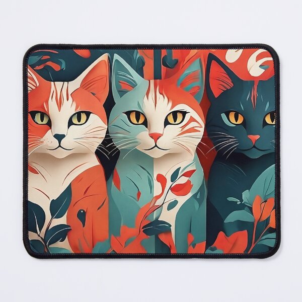 Item preview, Feline Brush Strokes designed and sold by Designial.