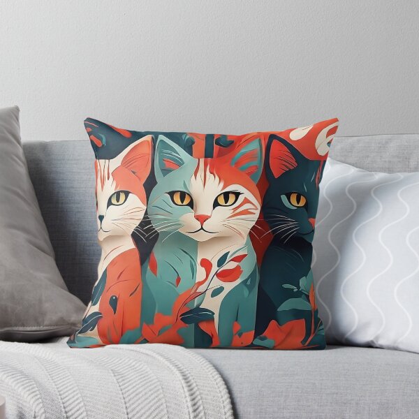 Item preview, Feline Brush Strokes designed and sold by Designial.
