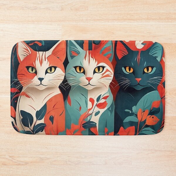 Item preview, Feline Brush Strokes designed and sold by Designial.