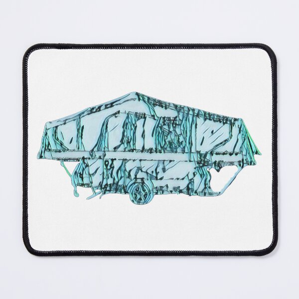 Item preview, Bluey Green Folding Caravan designed and sold by BeccaAelishe.