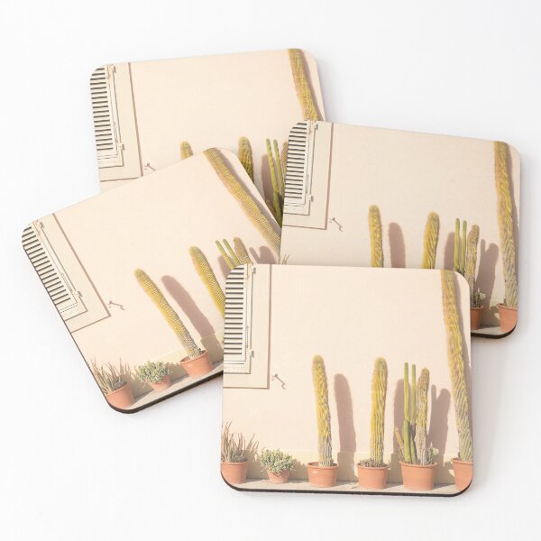 Item preview, Florence, Italy I Tuscany sunset light on cactus wall with pastel yellow orange summer aesthetic to fine art retro vintage minimalist photography with argentic film camera in Rome Naples or Venice designed and sold by Julie Travel Photography.