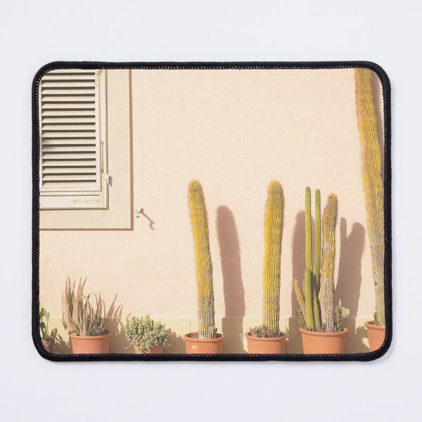 Item preview, Florence, Italy I Tuscany sunset light on cactus wall with pastel yellow orange summer aesthetic to fine art retro vintage minimalist photography with argentic film camera in Rome Naples or Venice designed and sold by Julie Travel Photography.