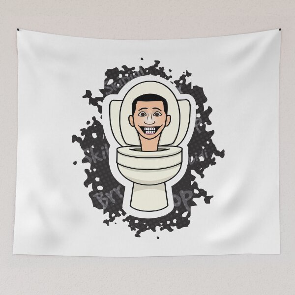 Item preview, Skibidi toilet Man bathroom  designed and sold by vitrar.