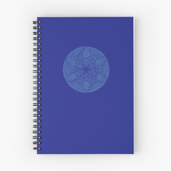 Item preview, Flower of Life Mandalas: 69 - Cobalt Blue Stars and Stripes designed and sold by SonoSonoStudio.