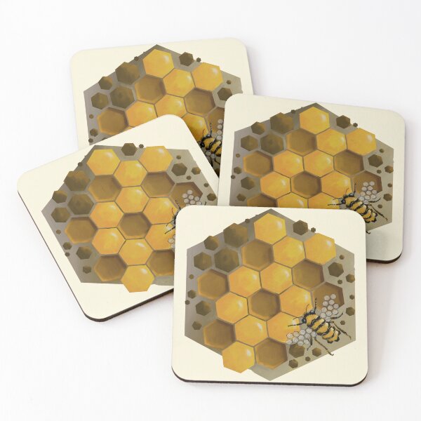 Item preview, Hexy Lil Honey Bee designed and sold by quirknwhimsy.
