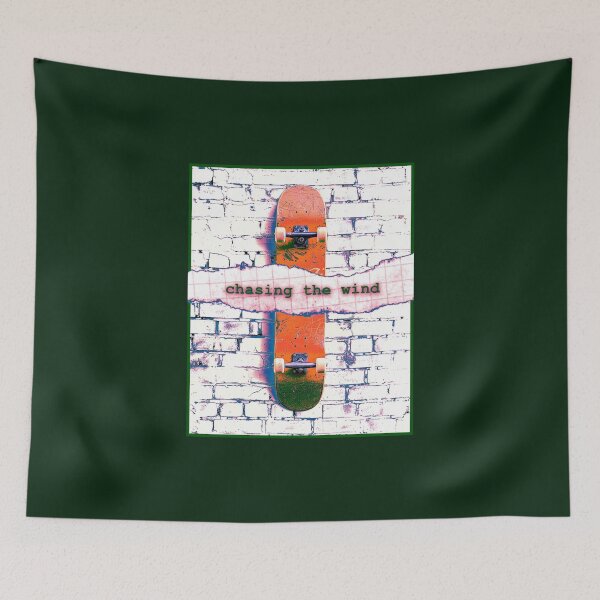 Item preview, Chasing the Wind, popart skateboard graphics designed and sold by silent-violin.