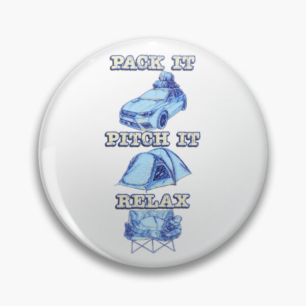 Item preview, Pack it, Pitch it, Relax - Blue Small Tent designed and sold by BeccaAelishe.