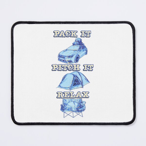 Item preview, Pack it, Pitch it, Relax - Blue Small Tent designed and sold by BeccaAelishe.