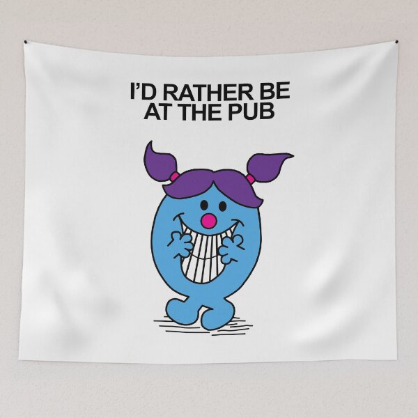 Item preview, Little miss Id rather be at the pub designed and sold by Scat the cat.