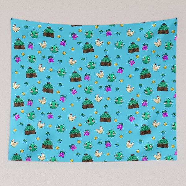 Item preview, Stardew Junimo Print - Blue  designed and sold by ImJustHannah.