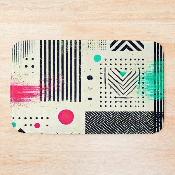 Item preview, Abstract Minimalist Pattern with Colorful Accents designed and sold by Marinaso.