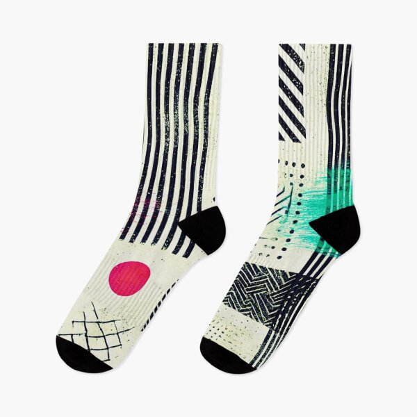 Item preview, Abstract Minimalist Pattern with Colorful Accents designed and sold by Marinaso.
