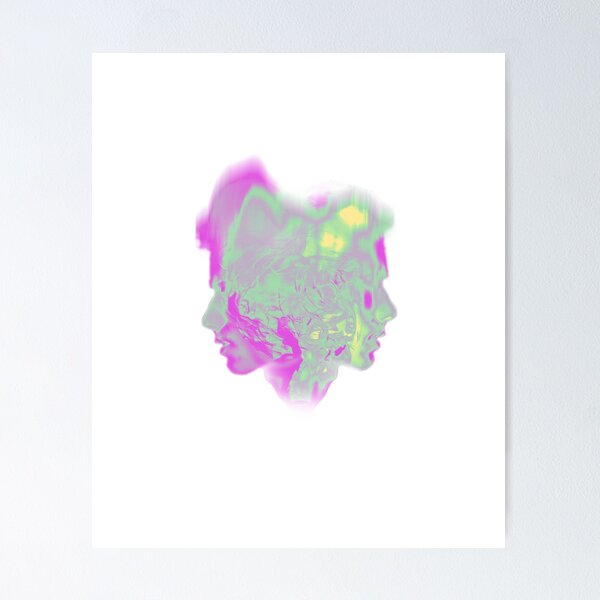 Item preview, Two Psychedelic Faces designed and sold by TechnoWear.