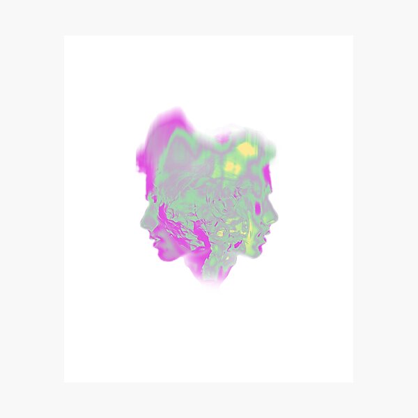 Artikelvorschau, Zwei psychedelische Gesichter entworfen und verkauft von TechnoWear.