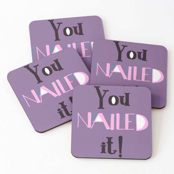 Item preview, Nailed It purple designed and sold by MinnietheCat.