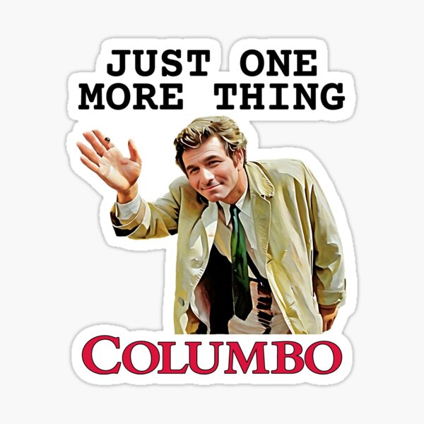 Item preview, "Just One More Thing" - Columbo - Oil Painting designed and sold by deusrex007.