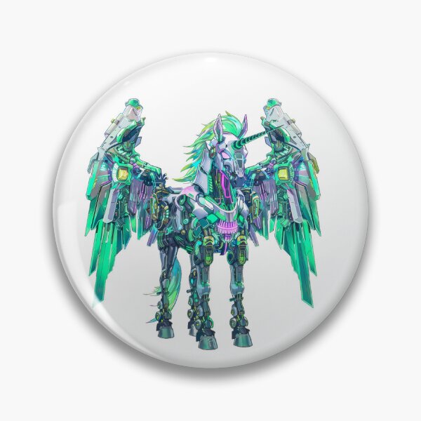 Item preview, Cyber Unicorn v1 designed and sold by Stickio.