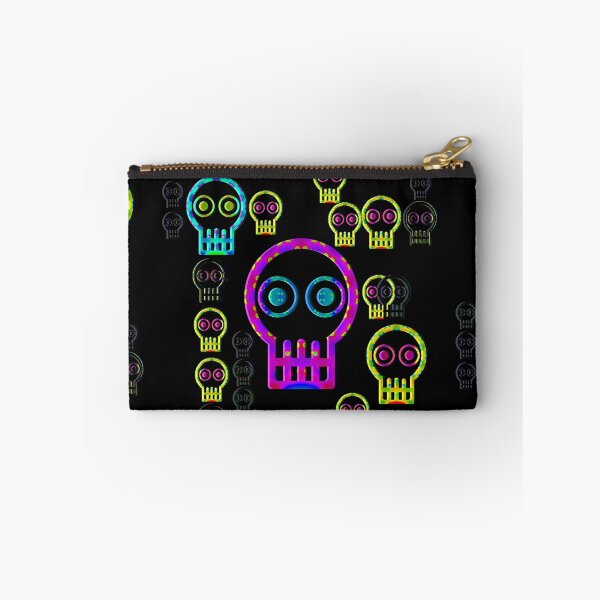 Item preview, Skulls dark collorfull geometric pattern designed and sold by M-Lorentsson.