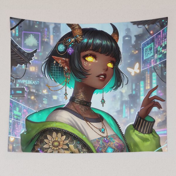 Item preview, Casual Green Devil designed and sold by The Journey Ain't Mid.