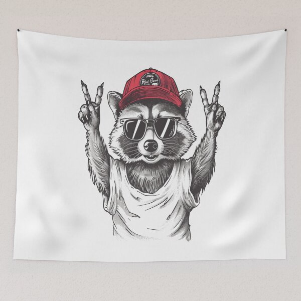 Item preview, Cute raccoon designed and sold by ArtFusionVibe.