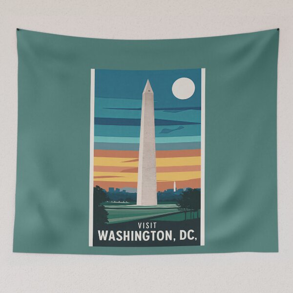 Item preview, Washington DC Poster designed and sold by Pixel-Lair.