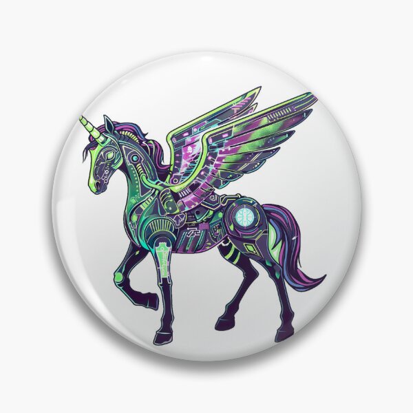 Item preview, Cyber Unicorn v2 designed and sold by Stickio.