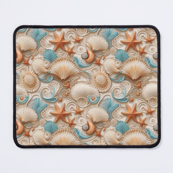 Item preview, Beautiful Vintage Seashell Pattern 0704241 - Hand Painted, Seamless, and Timeless Design designed and sold by Zenovation.