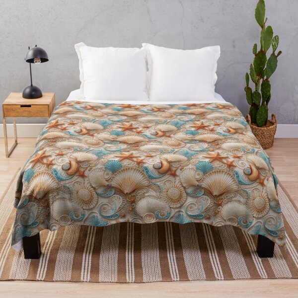 Item preview, Beautiful Vintage Seashell Pattern 0704241 - Hand Painted, Seamless, and Timeless Design designed and sold by Zenovation.
